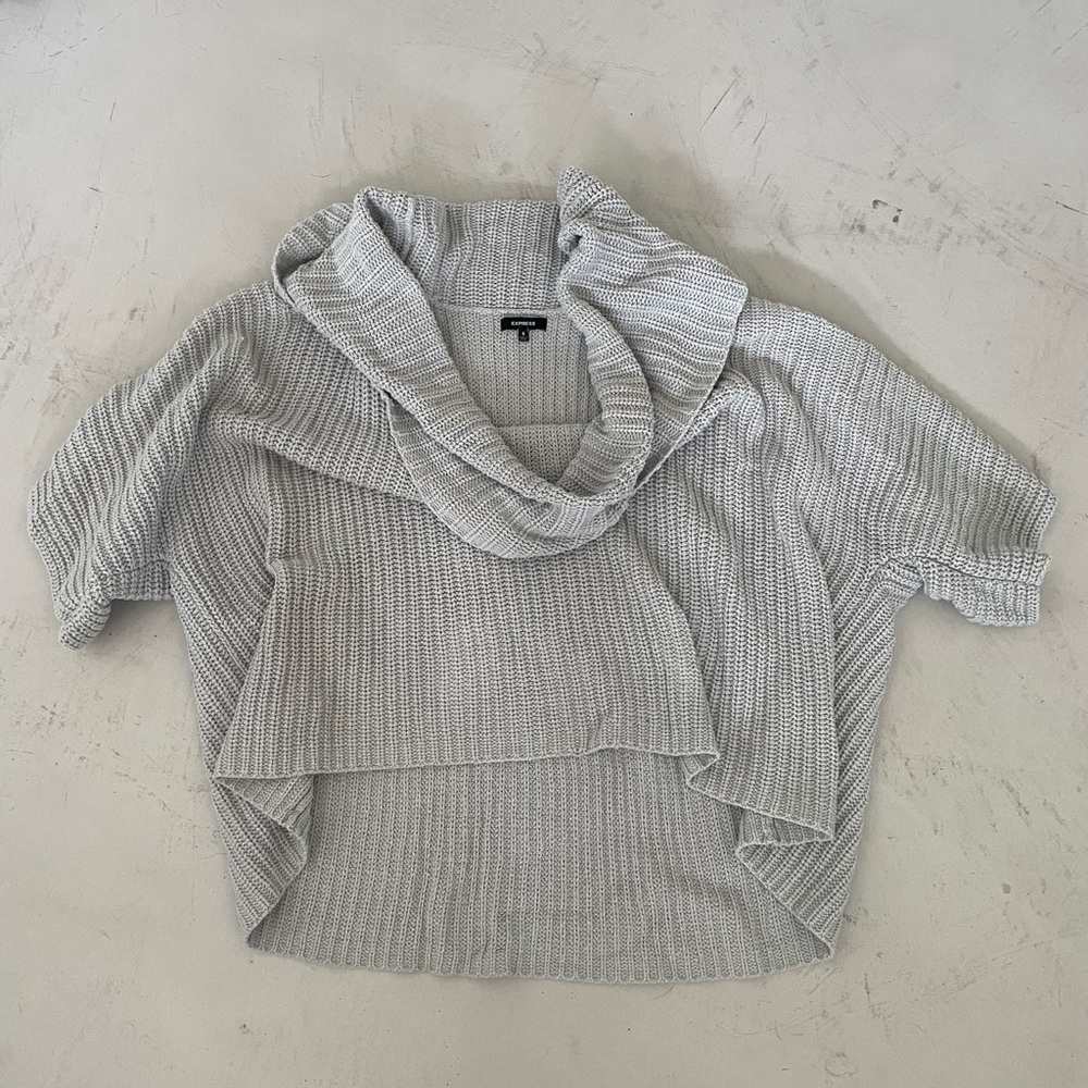 Chunky Cowl Neck Sweater